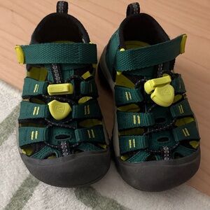 Keen Toddler Green and Yellow Sandals